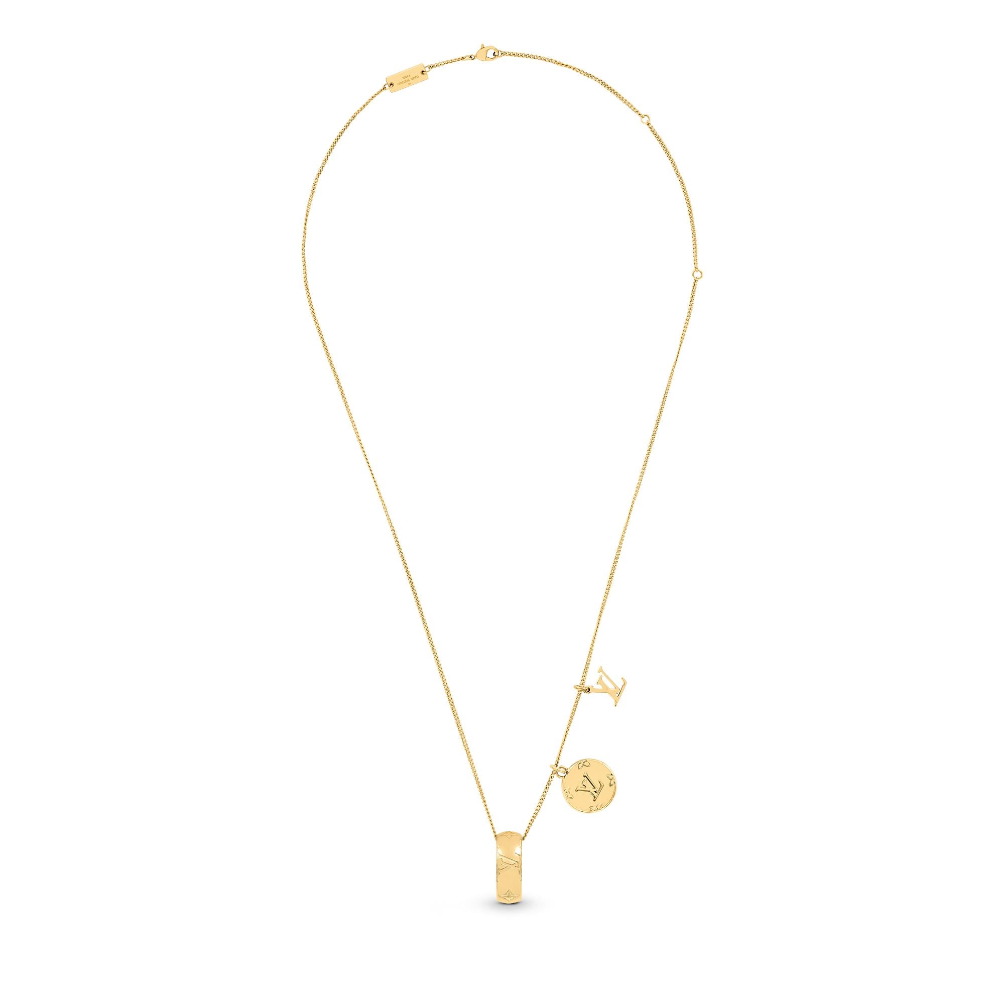 Monogram Necklace S00 All Fashion Jewellery For Men M80189 LOUIS